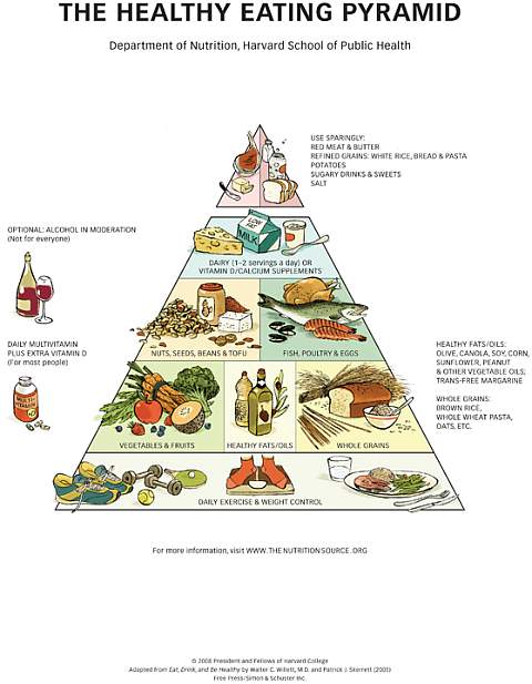 Mediterranean Diet Food Pyramid Printable