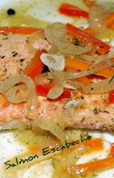 Mediterranean Diet Salmon Escabeche Recipe