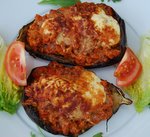 Mediterranean Recipes - Stuffed Aubergine.